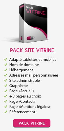 Pack site VITRINE