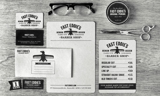 Fast Eddie's - Chartes graphiques d'entreprises originales